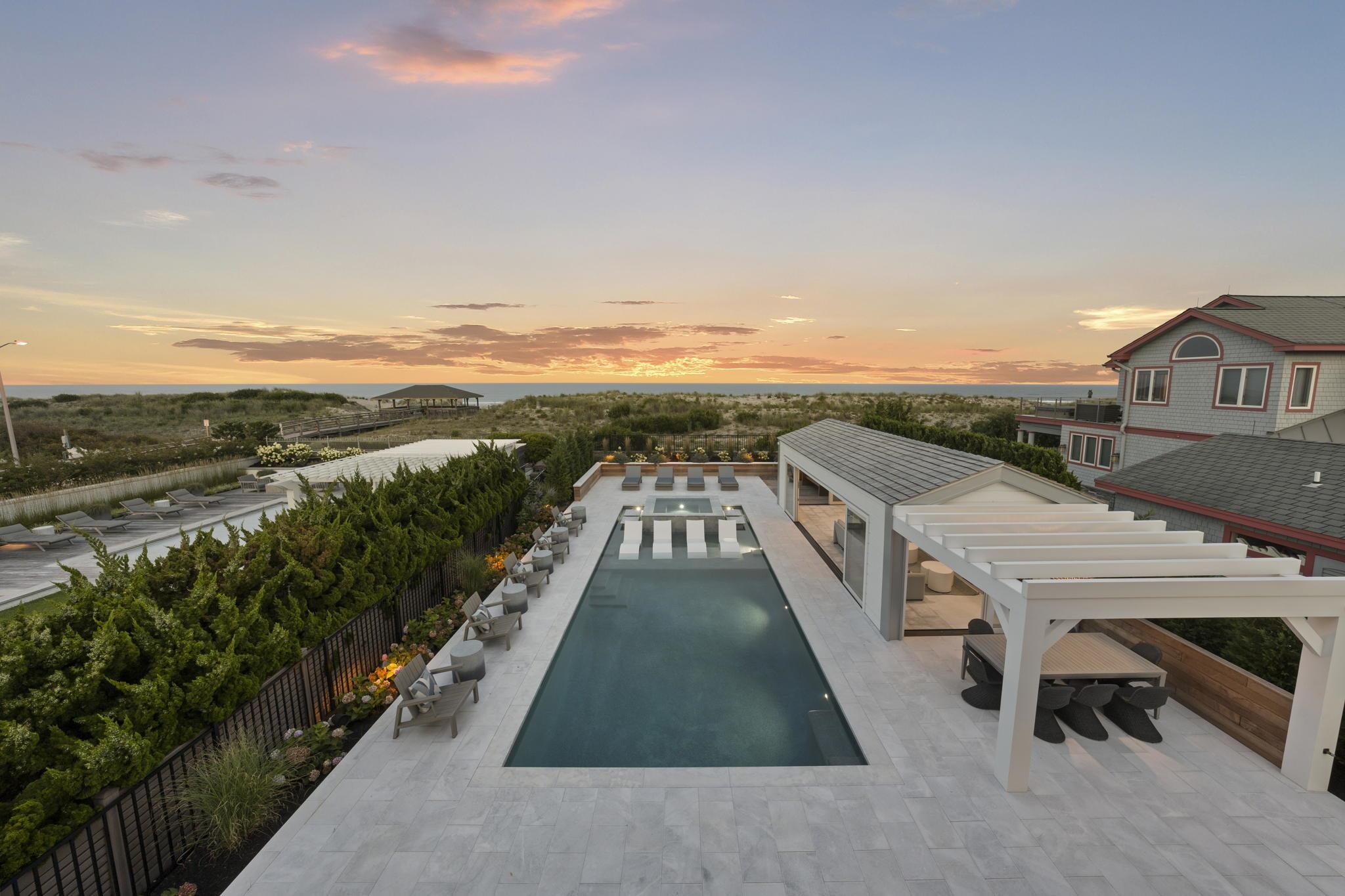 8808 1st Avenue Stone Harbor, NJ 08247 - Photo 46 of 49 an aerial view of a house with a yard