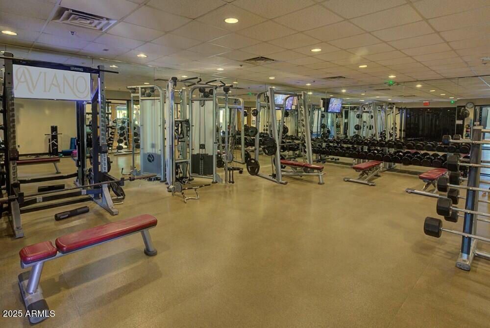 3935 East Rough Rider Road, Unit 1368 Phoenix, AZ 85050 - Photo 34 of 34 Aviano Weight Room