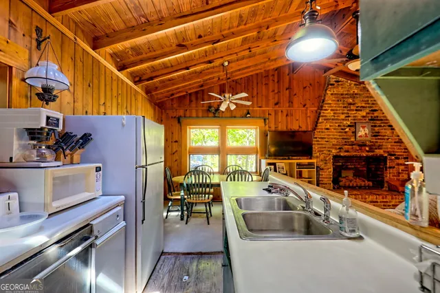 a view of a chairs in garage