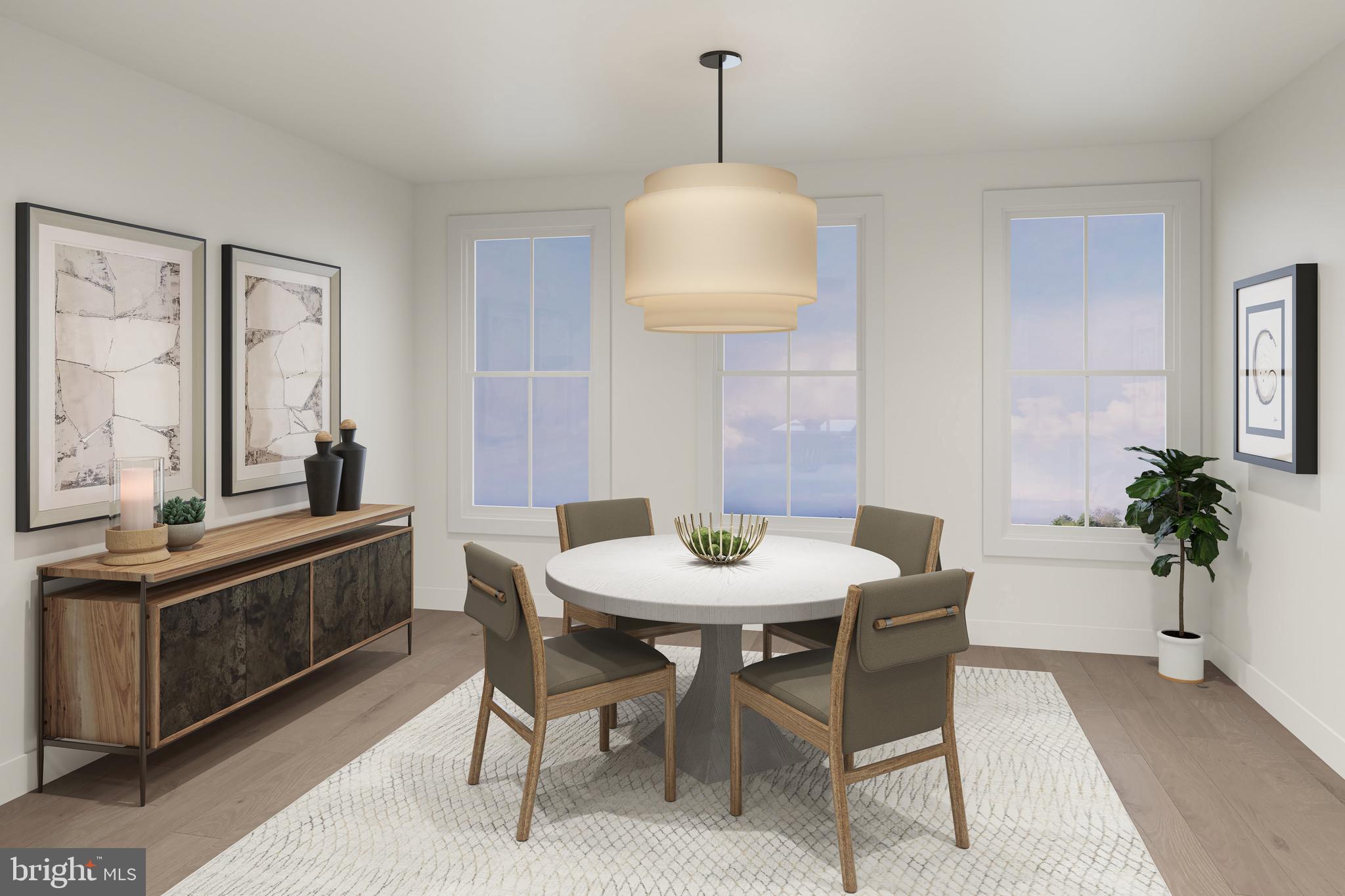 124 Brianna Court, Unit 35 Chalfont, PA 18914 - Photo 12 of 23 a view of a dining room with furniture and a chandelier