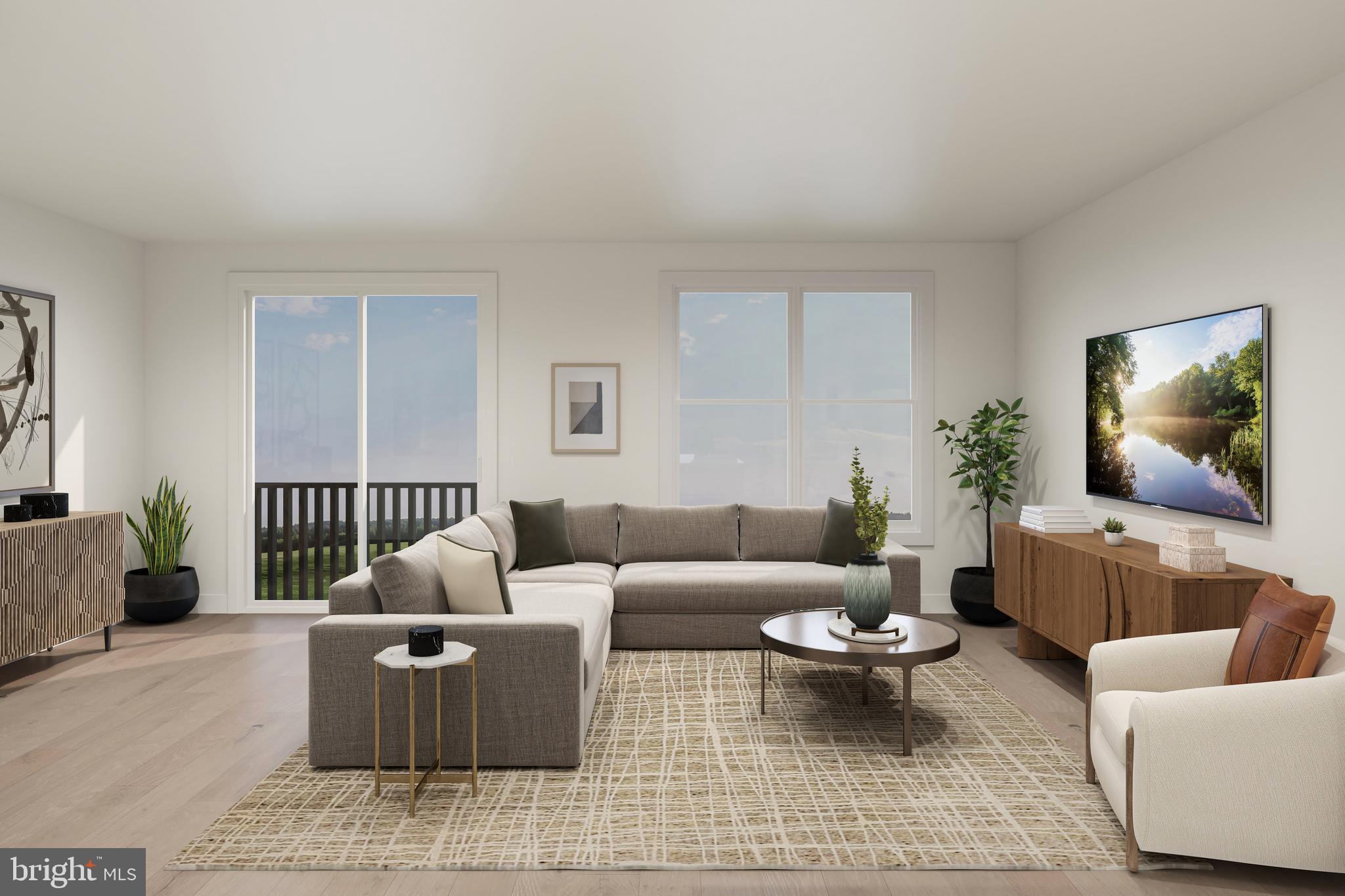 124 Brianna Court, Unit 35 Chalfont, PA 18914 - Photo 14 of 23 a living room with furniture and wooden floor