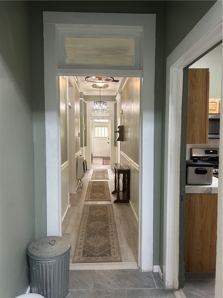 909 Gilmore Street Waycross, GA 31501 - Photo 11 of 43 Hall looking down at the front door