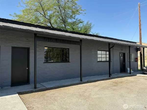 a backyard of a house
