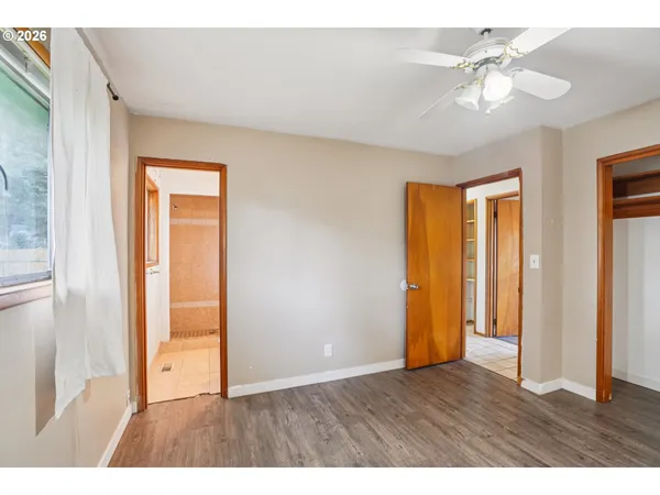 a view interior of a house with wooden floor