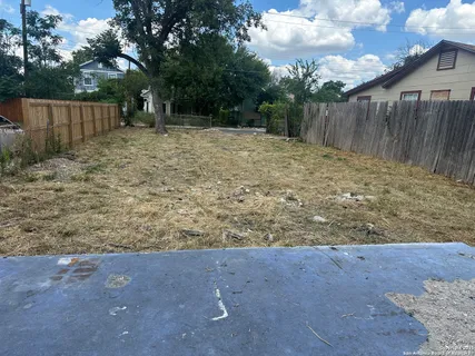 a backyard of a house