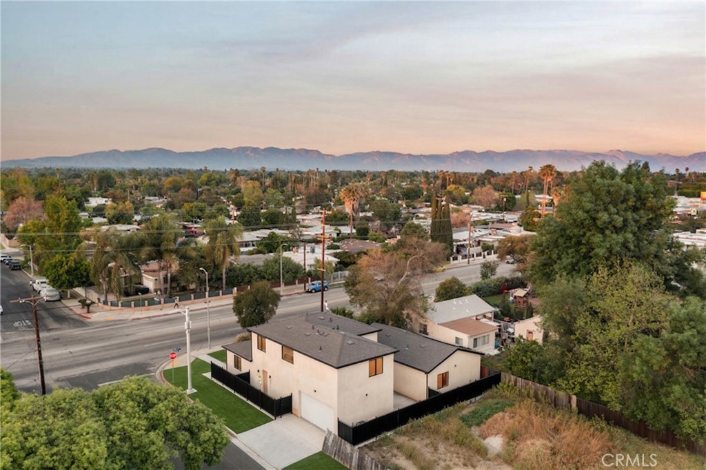 17852 Saticoy Street Reseda, CA 91335 - Photo 28 of 28 an aerial view of a house with a garden