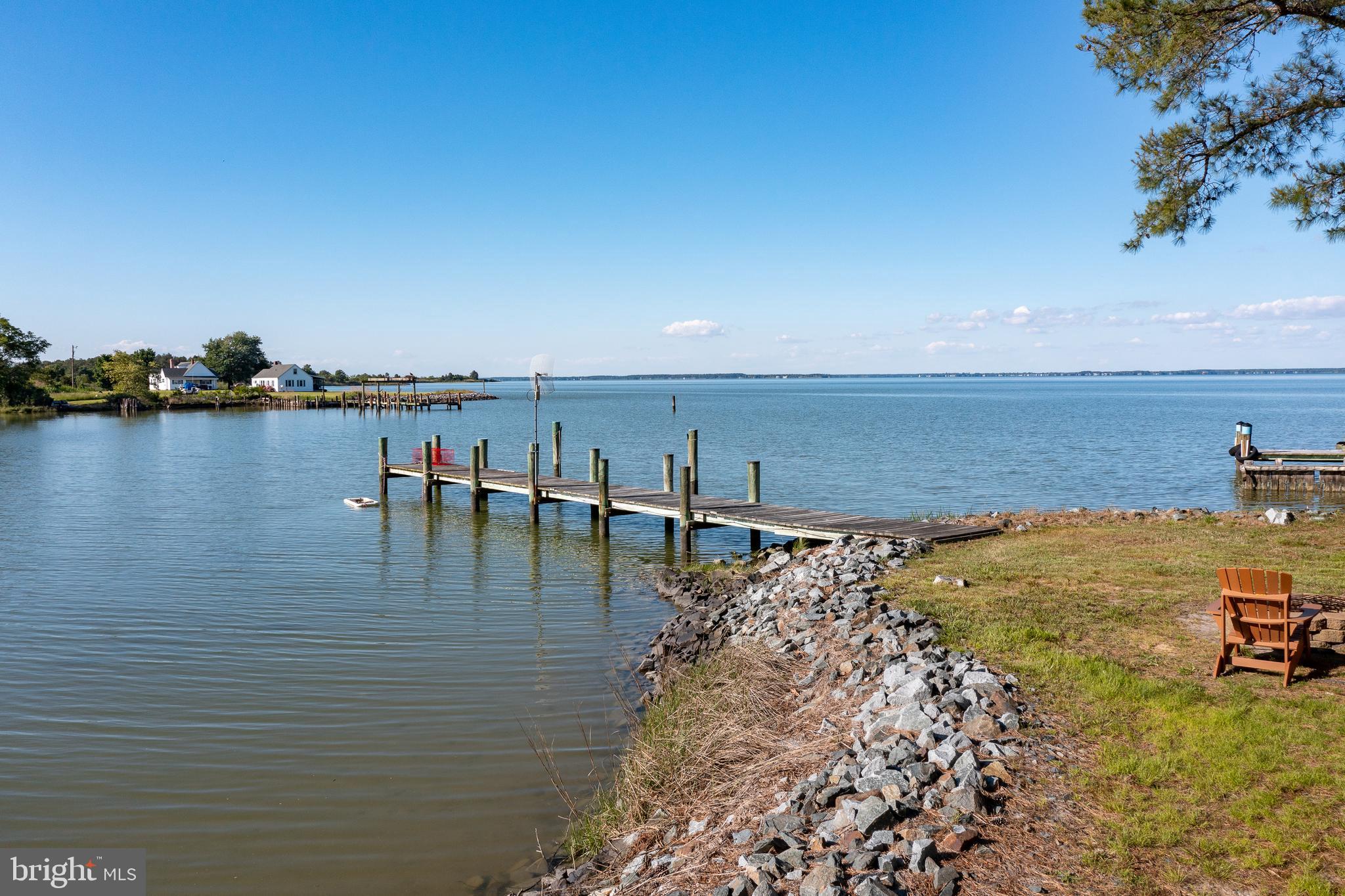 1020 River Point Road Cambridge, MD 21613 - Photo 27 of 45 Protected Shoreline overlooking pier & Choptank