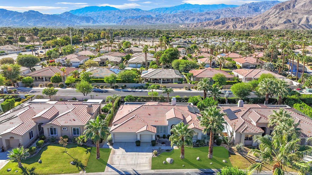 29 Calle La Reina Rancho Mirage, CA 92270 - Photo 43 of 49 an aerial view of residential houses and street