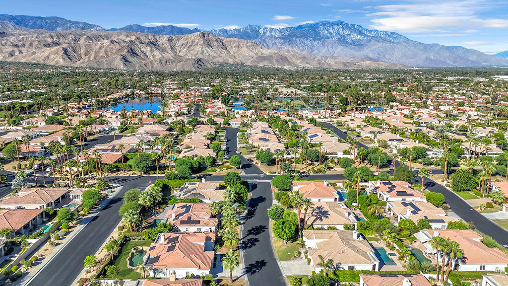 29 Calle La Reina Rancho Mirage, CA 92270 - Photo 49 of 49 an aerial view of residential house with an outdoor space