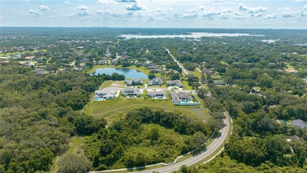 a view of an outdoor space and lake view