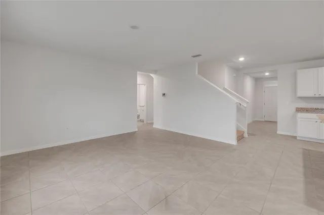 a view of an empty room