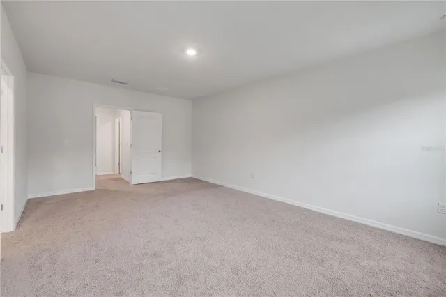 a view of empty room