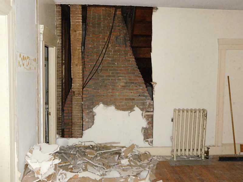1570 Mendon Road Cumberland, RI 02864 - Photo 9 of 9 Living Room. 1ST FLOOR LIVING ROOM, RENOVATIONS STARTED BUT NOT COMPLETED.
