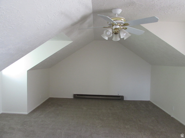 3166 Linden Street Bountiful, UT 84010 - Photo 17 of 25 Bedroom with carpet floors, a baseboard radiator, and a ceiling fan