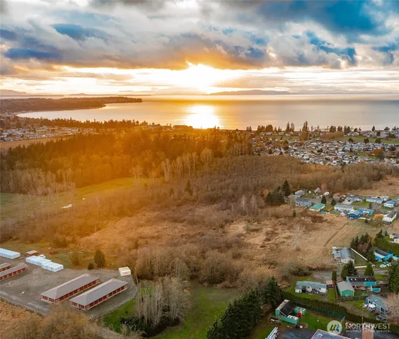 a view of city and ocean