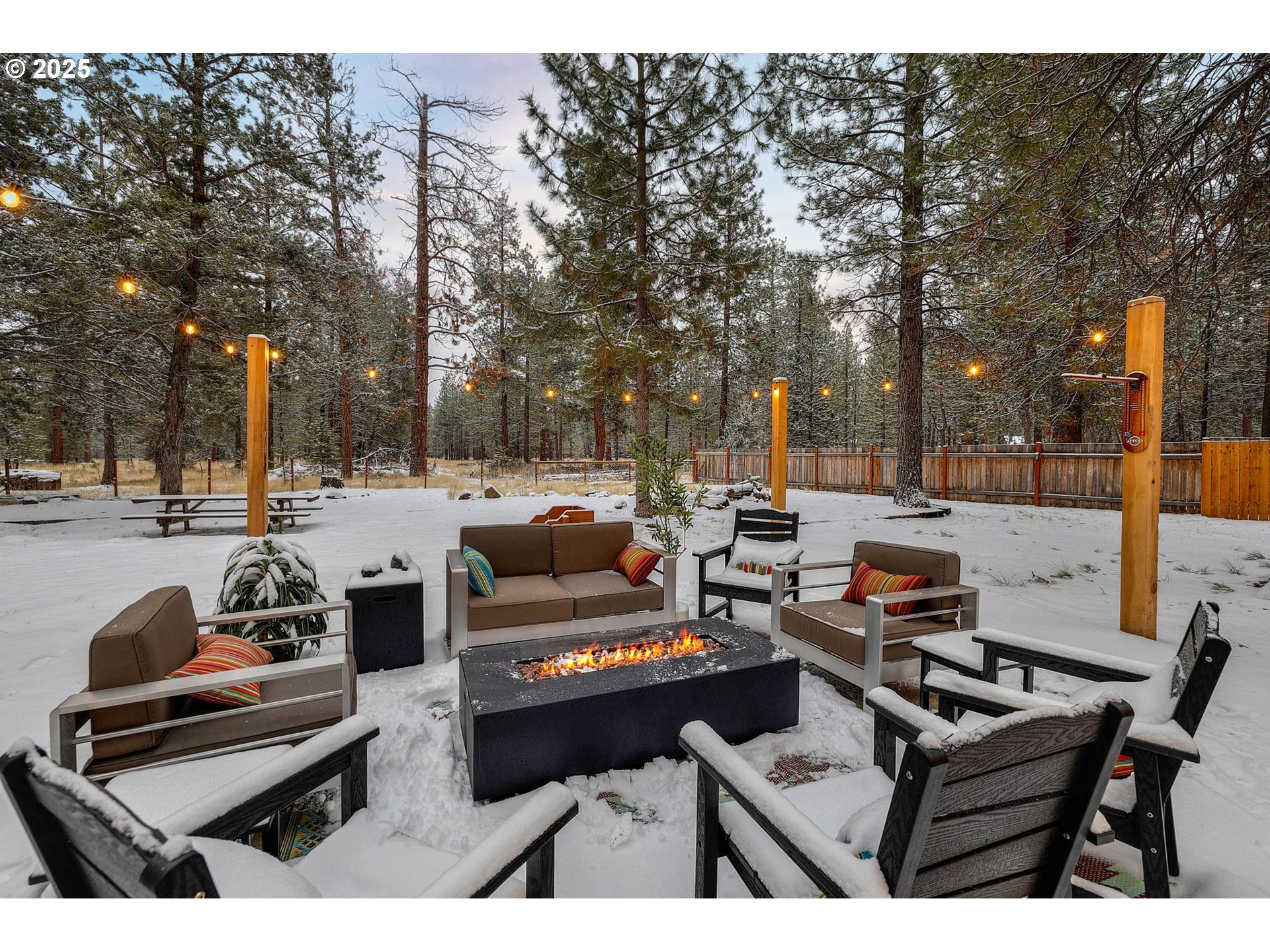 69322 Hackamore Sisters, OR 97759 - Photo 34 of 40 a outdoor space with patio couch and a fire pit