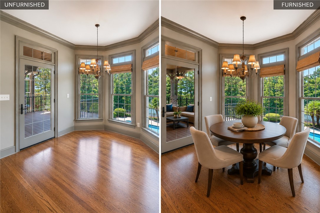 114 Willowbend Drive Anderson, SC 29621 - Photo 14 of 50 This bright dining area features ample natural light and seamless indoor-outdoor living.