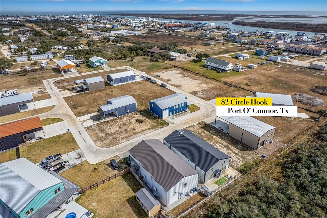 82 Cir Hook Port O'Connor, TX 77982 - Photo 2 of 32 an aerial view of a city