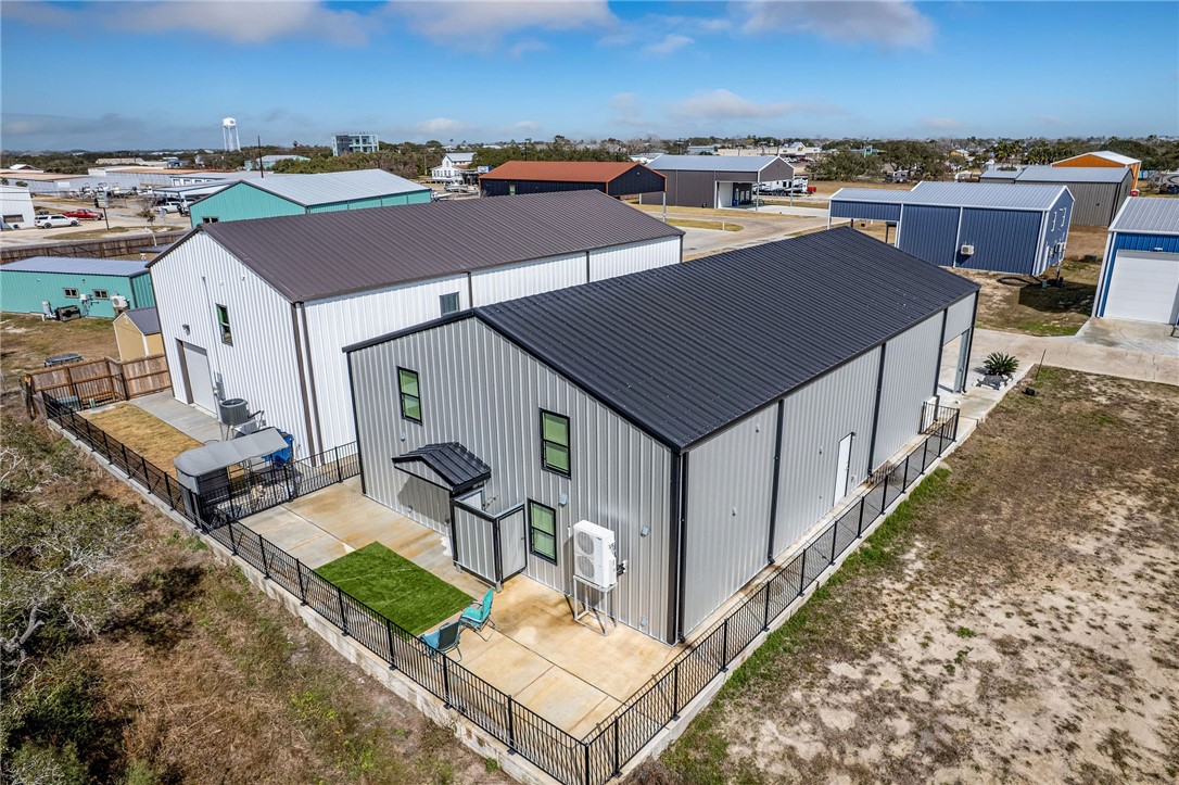 82 Cir Hook Port O'Connor, TX 77982 - Photo 30 of 32 Aerial of the Back with Outdoor Shower