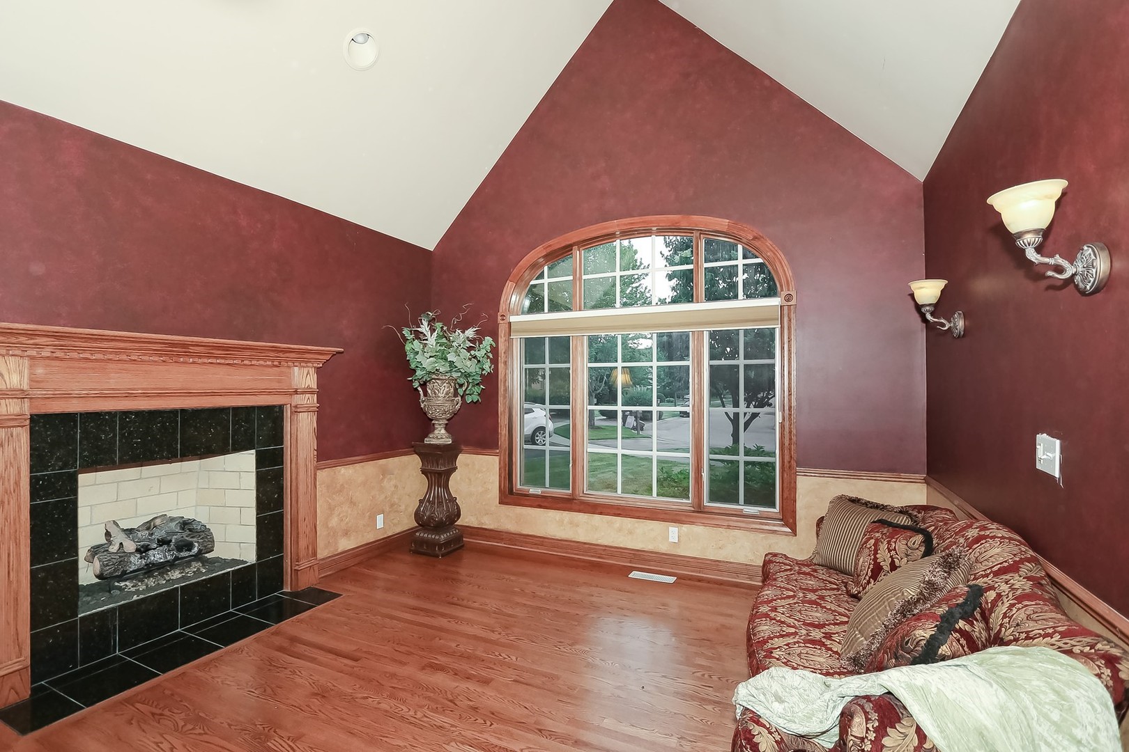 S331 South Mathewson Lane Geneva, IL 60134 - Photo 17 of 40 a living room with furniture and a fireplace