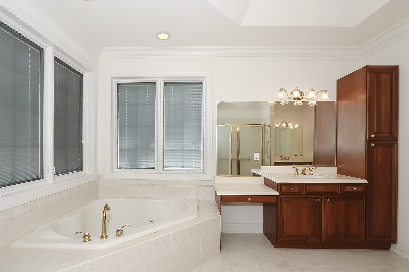 S331 South Mathewson Lane Geneva, IL 60134 - Photo 22 of 40 a bathroom with a tub sink and mirror