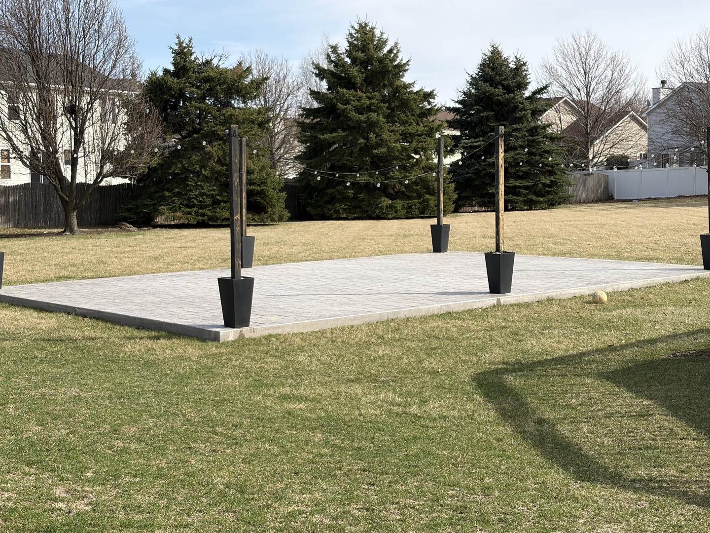 17245 County Line Road Plainfield, IL 60586 - Photo 38 of 45 a view of a swimming pool with trees