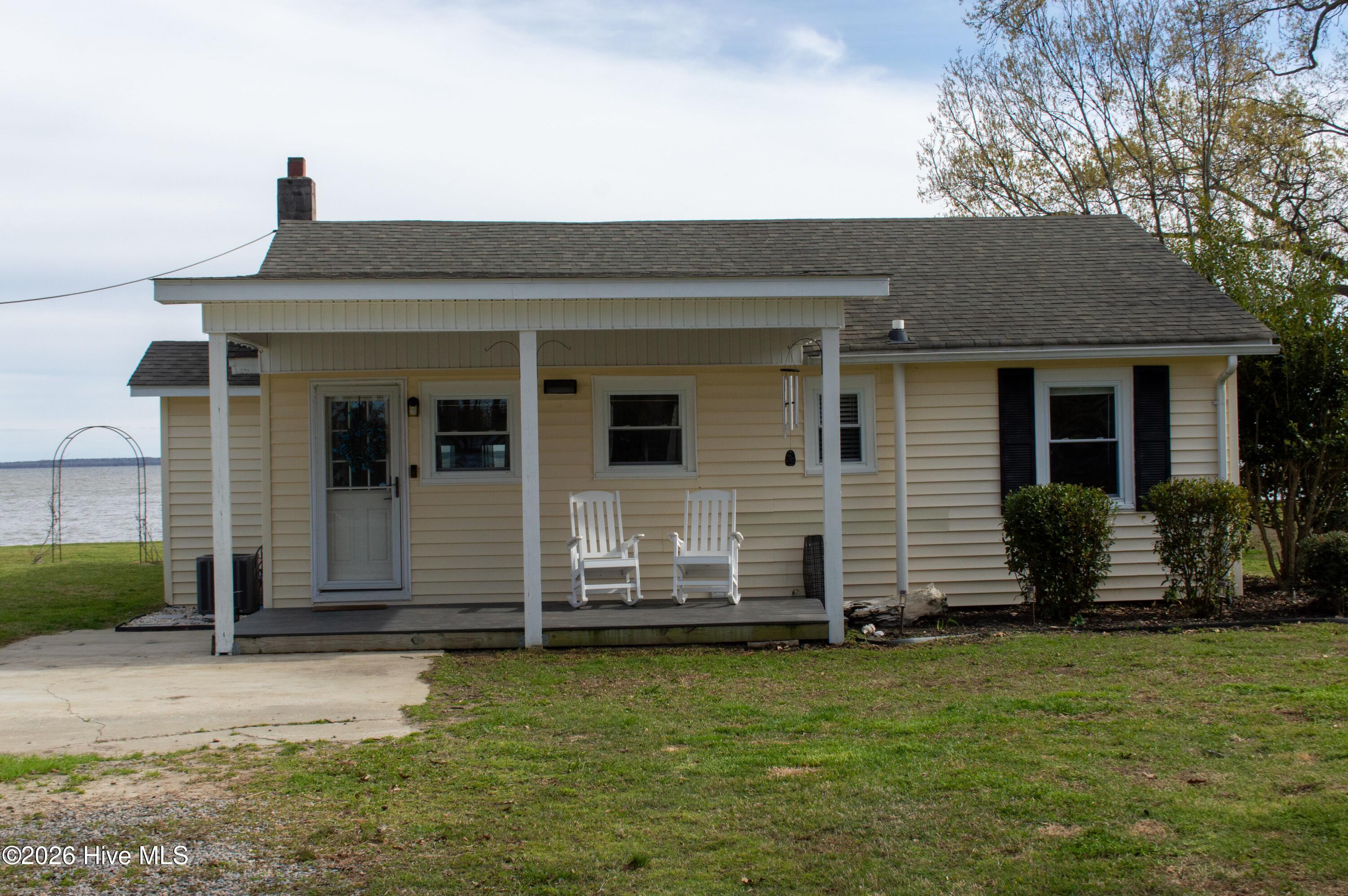 159 Nixons Beach Road Edenton, NC 27932 - Photo 37 of 47 Road side / Back of home
