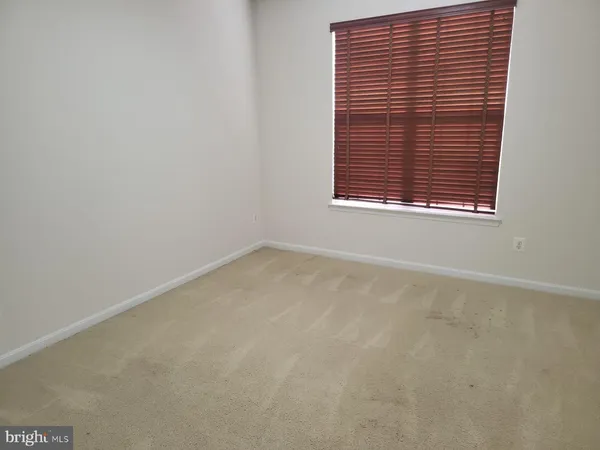 a view of a small space with a window