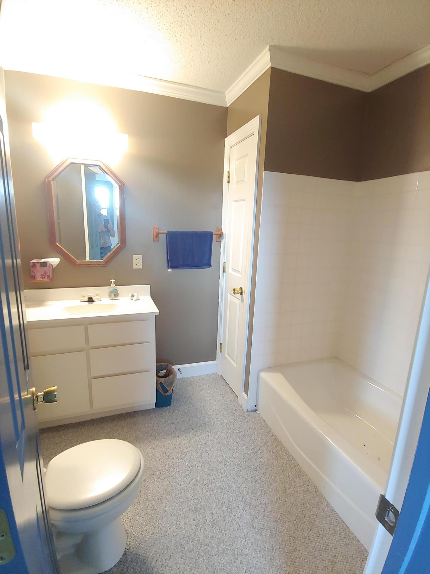 136 Old Fields Road Southwest Floyd, VA 24091 - Photo 24 of 71 a bathroom with a sink toilet and shower