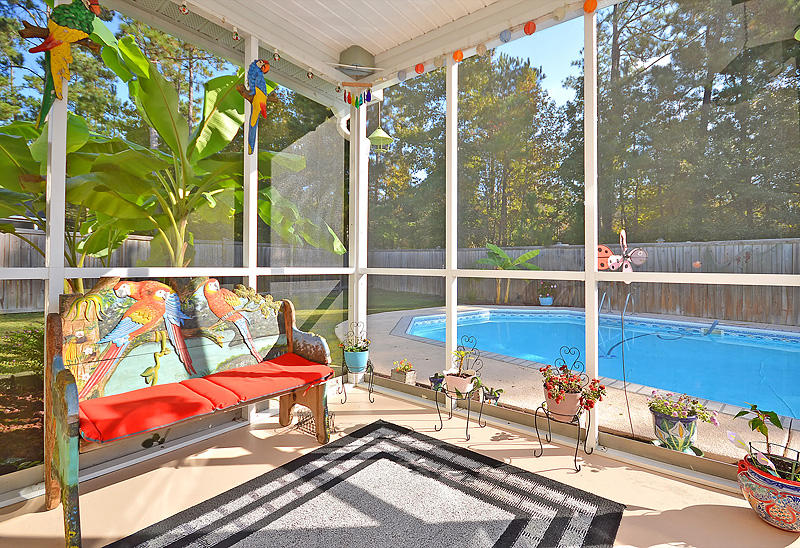 252 Westbrooke Road Summerville, SC 29486 - Photo 9 of 28 Screened in porch overlooks pool