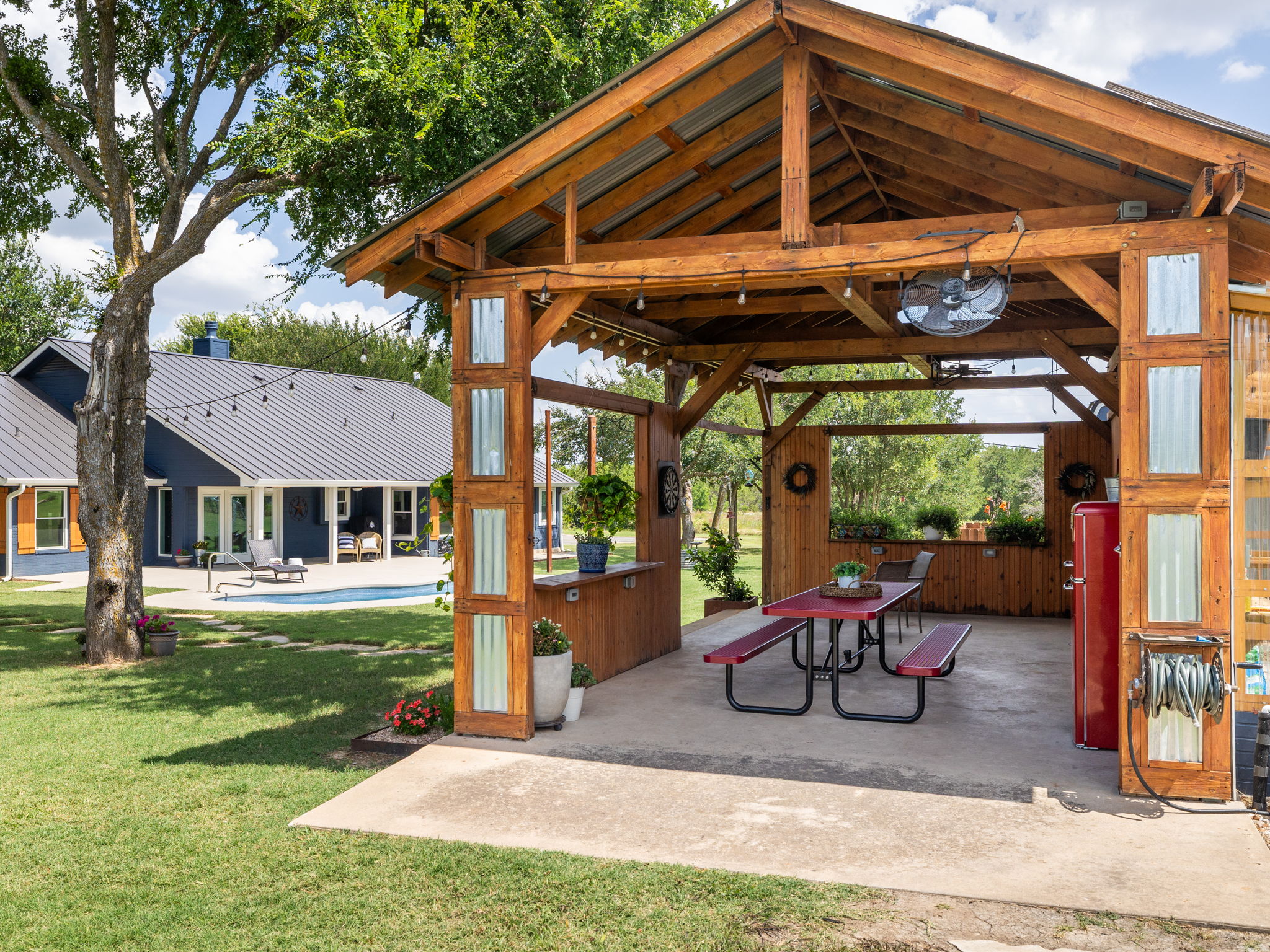 3001 County Road 255 Georgetown, TX 78633 - Photo 5 of 35 The covered pavilion is where you’ll spend most of your evenings for dinner and activities.