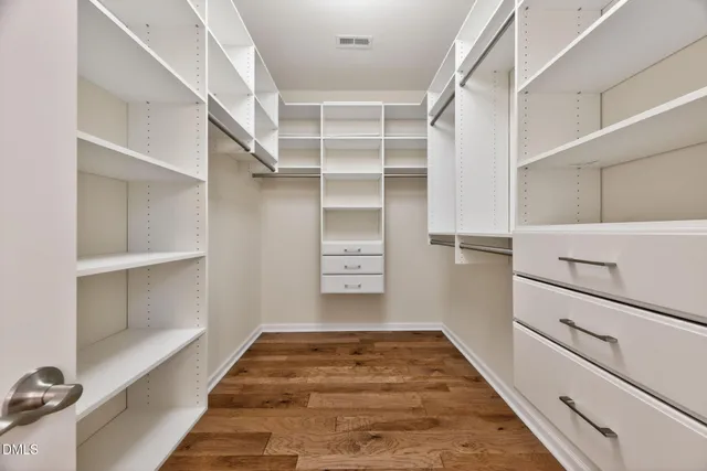 a view of walk in closet