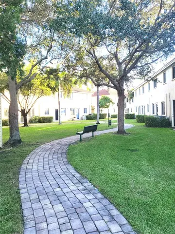a view of building with outdoor space