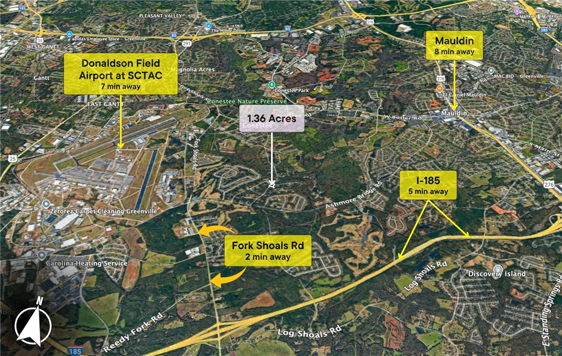 0 Standing Springs Road Greenville, SC 29605 - Photo 23 of 25 Explore this prime 1.36-acre lot, ideally located with convenient access to major roadways and amenities.