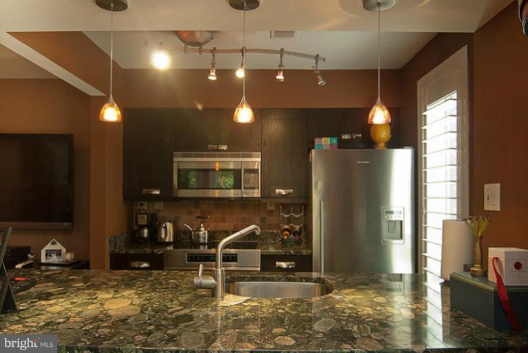 4822 Hampden Lane, Unit R Bethesda, MD 20814 - Photo 12 of 22 Kitchen w/NEW cabinets & hardwoods!