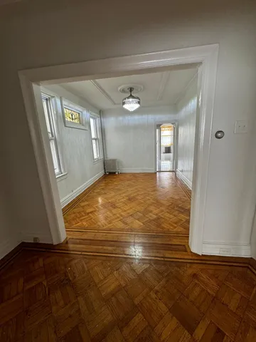 a view of a room with window