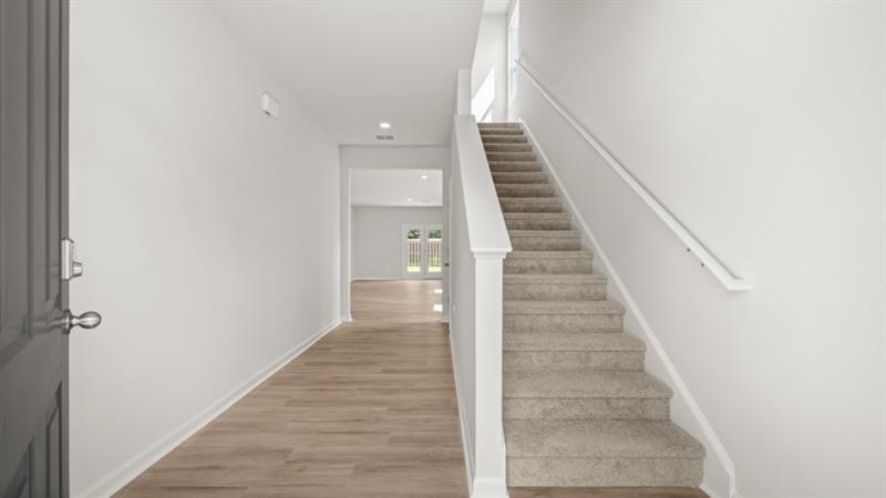 9 Babcock Drive Northeast Rome, GA 30165 - Photo 2 of 52 a view of a hallway with wooden floor and entryway