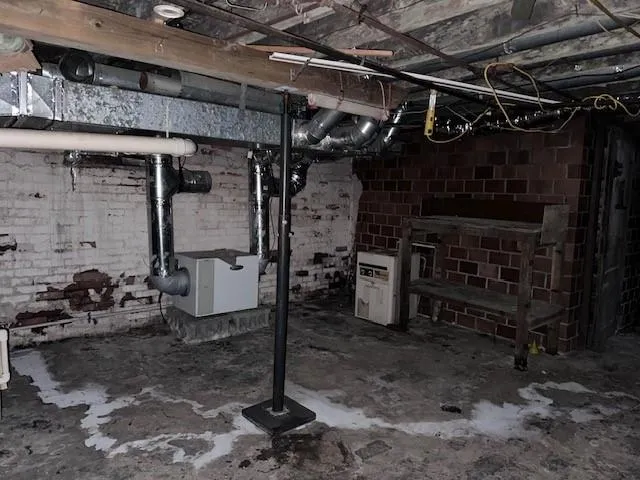 a view of a storage room