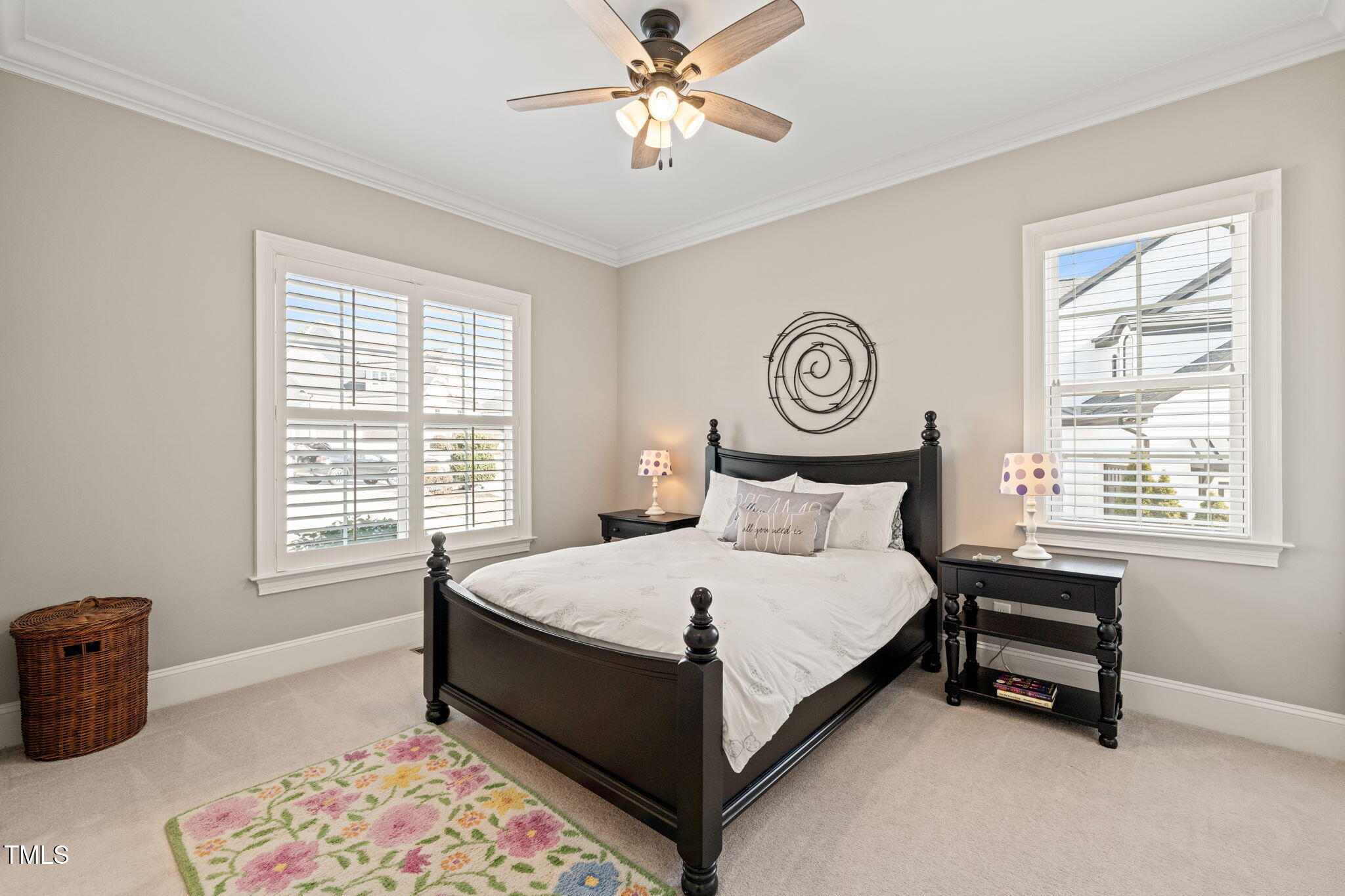 1301 Mackinaw Drive Wake Forest, NC 27587 - Photo 32 of 55 a bedroom with a bed and a window