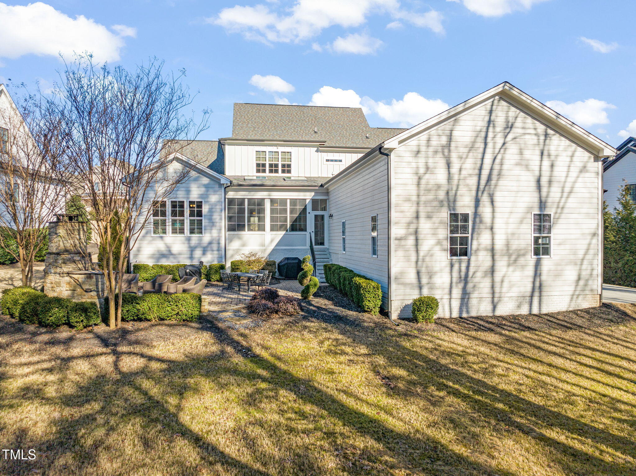1301 Mackinaw Drive Wake Forest, NC 27587 - Photo 49 of 55 a view of a house with backyard and sitting area
