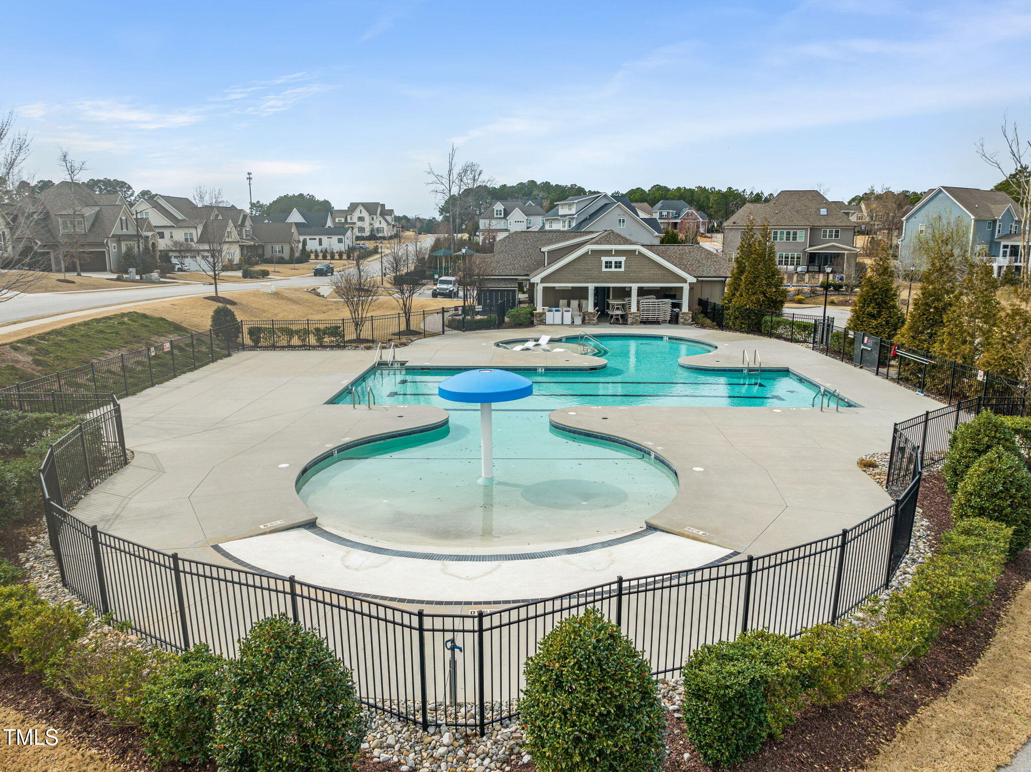1301 Mackinaw Drive Wake Forest, NC 27587 - Photo 53 of 55 an aerial view of a house