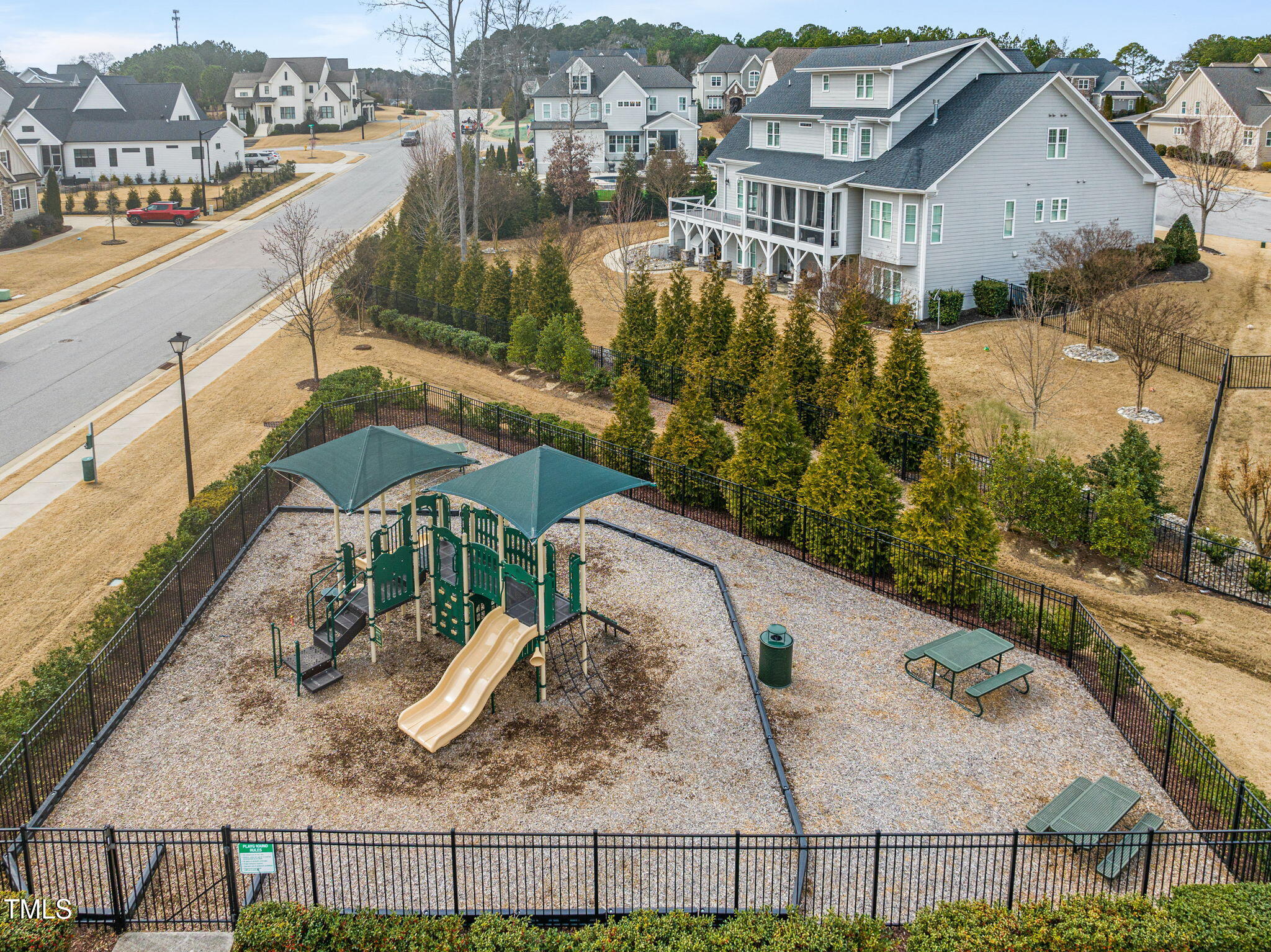 1301 Mackinaw Drive Wake Forest, NC 27587 - Photo 54 of 55 a view of a city from a balcony