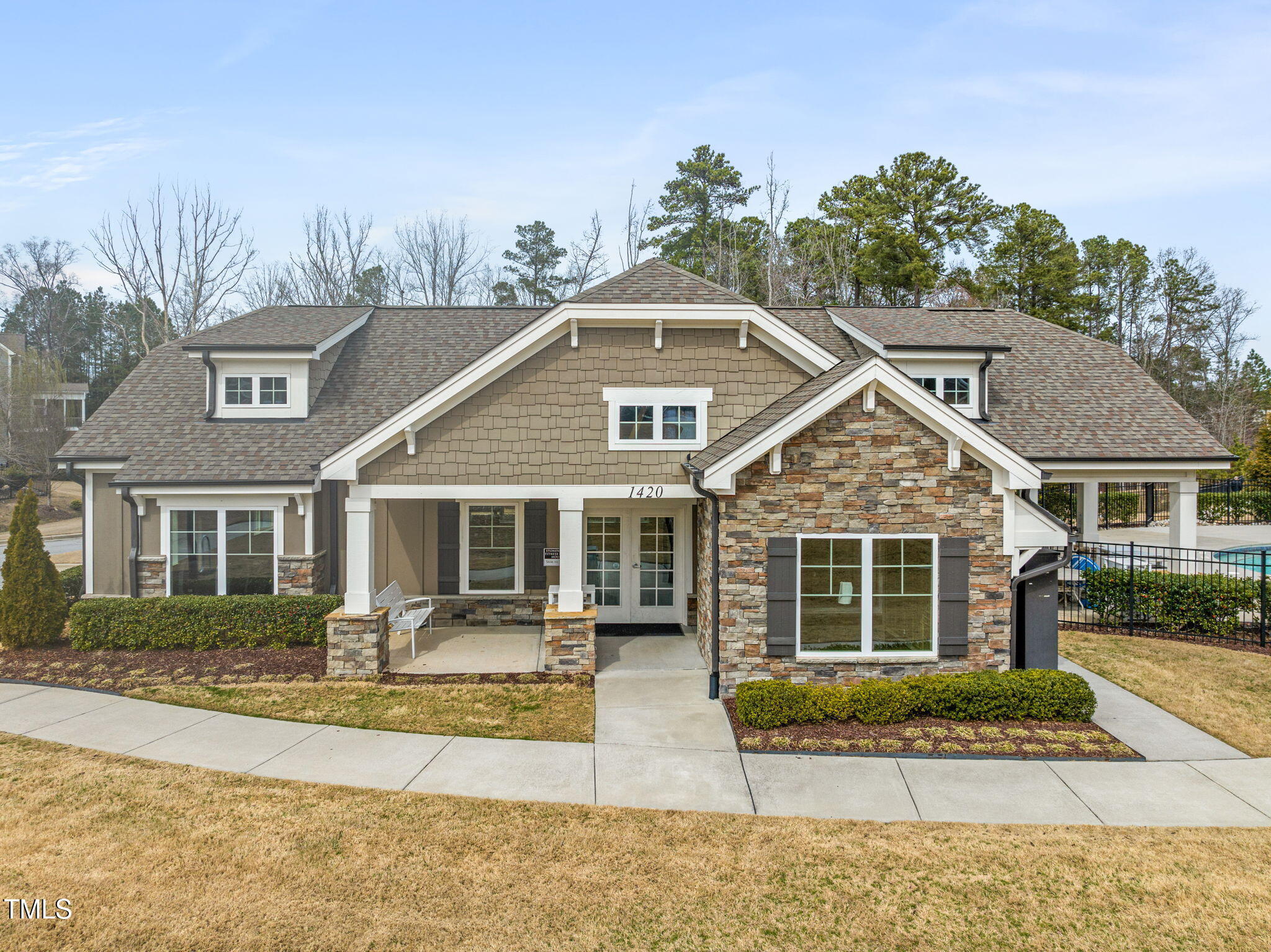 1301 Mackinaw Drive Wake Forest, NC 27587 - Photo 55 of 55 front view of a house with a yard