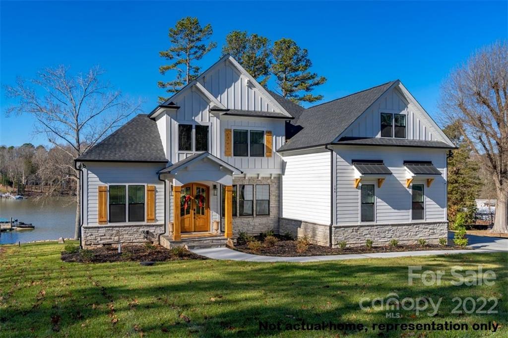 L47 Kiser Island Road Terrell, NC 28682 - Photo 5 of 48 a front view of a house with a yard