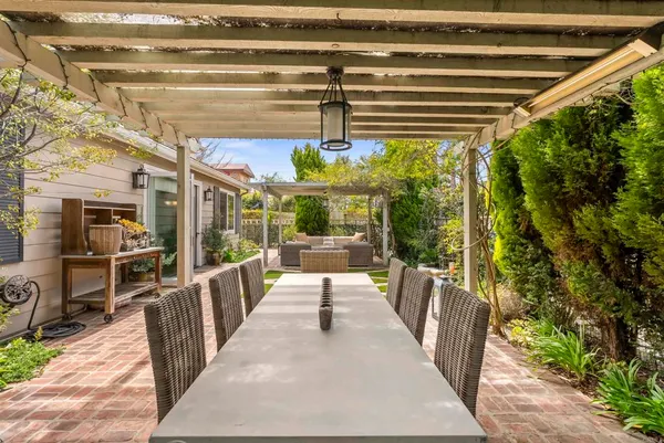 a view of a porch