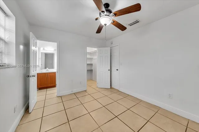 a view of an empty room