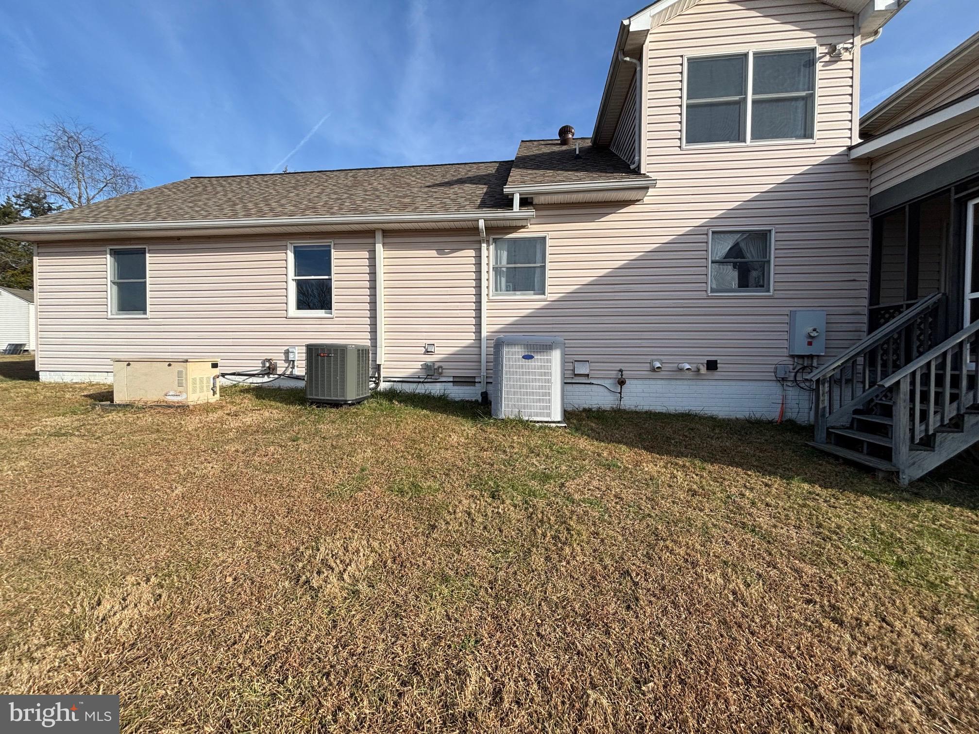 13238 Stonehouse Mountain Road Culpeper, VA 22701 - Photo 30 of 33 rear view - 2 zone HVAC + generator