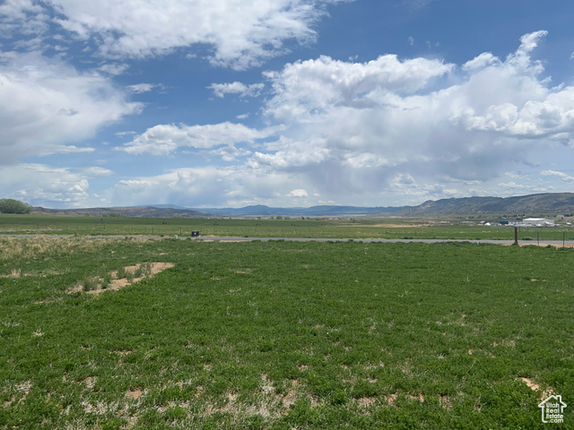 View facing East to Flaming Gorge.  View is from the back of the Lot