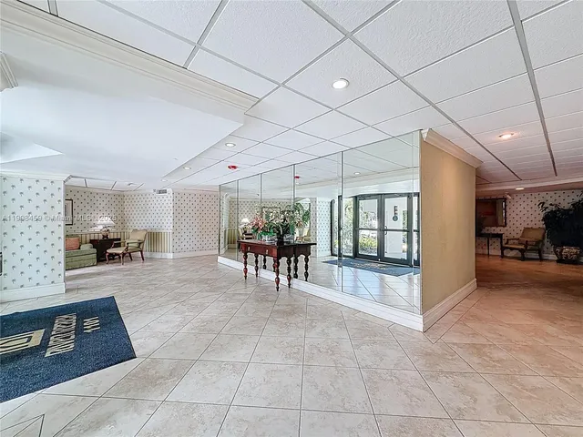 a view of an entryway with a window