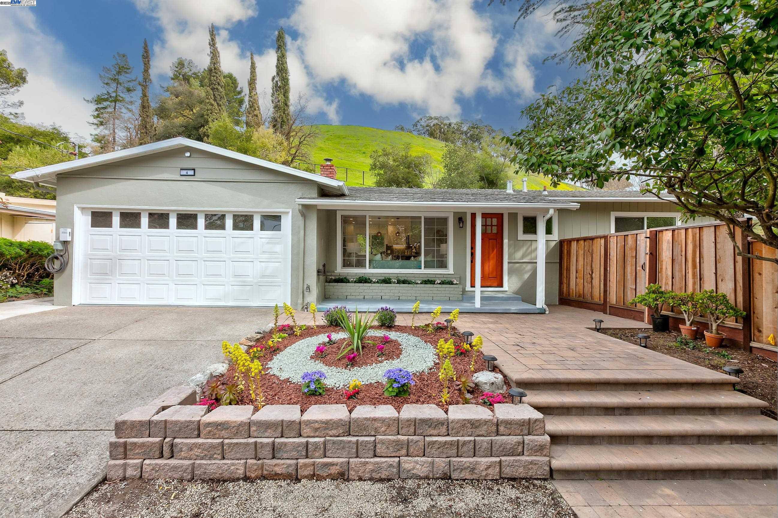 front view of house with a yard